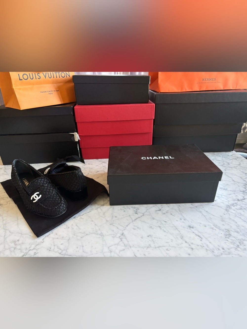 CHANEL 2023 INTERLOCKING CC LOGO PUMPS